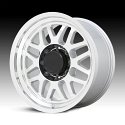 Black Rhino Delta Machined Silver Custom Truck Wheels 3